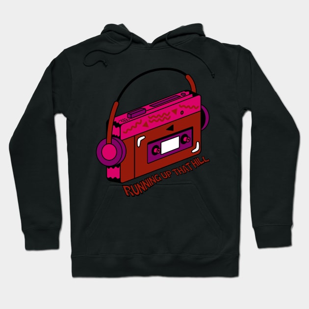 running up that hill walkman trippy Hoodie by goblinbabe